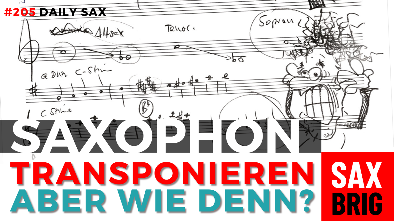 Transponieren auf dem Saxophon