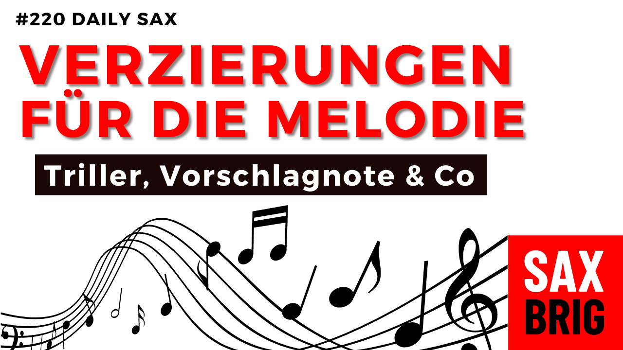 Saxophon verzierungen