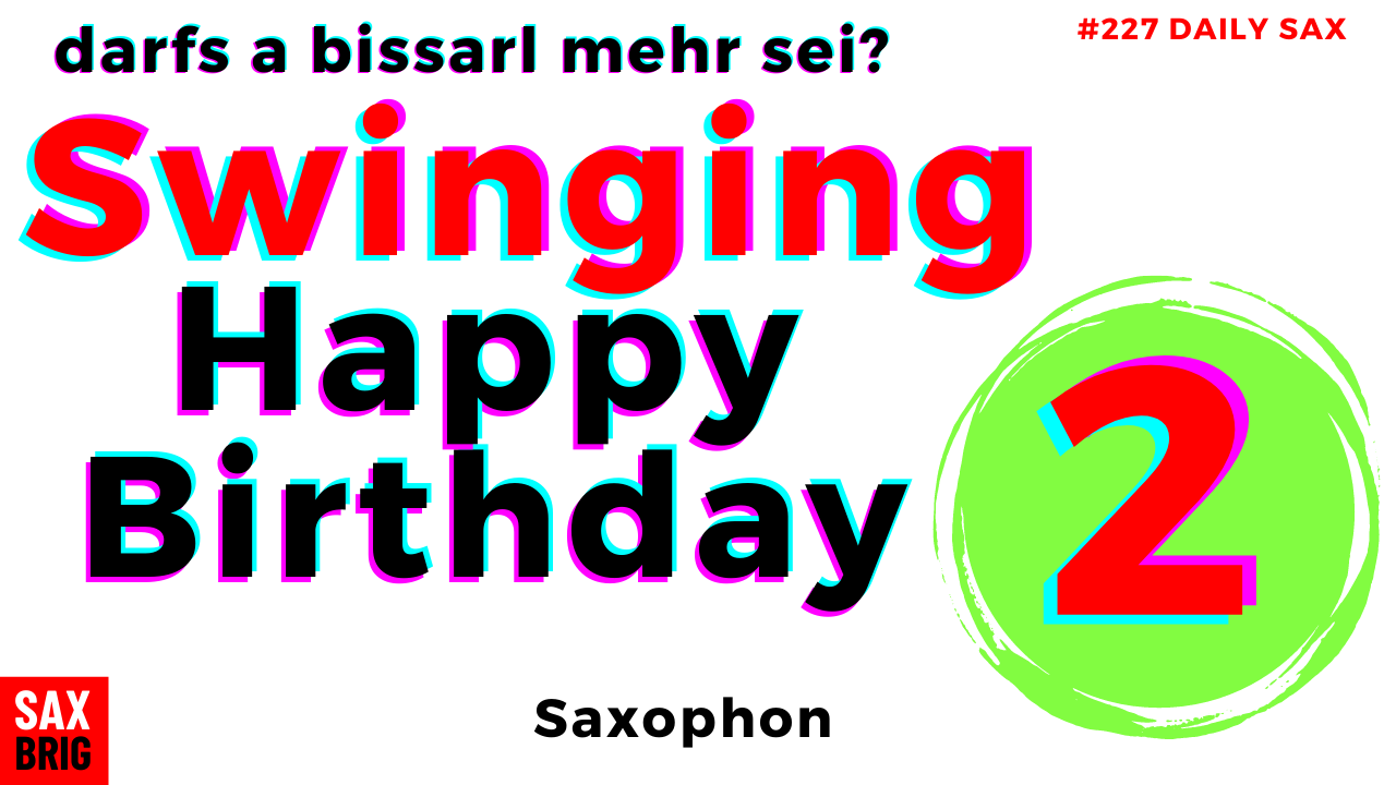 Happy Birthday Alto Sax